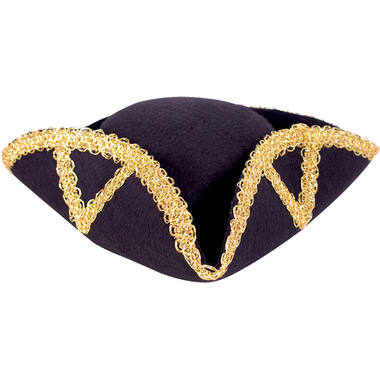 Costume Accessory Baroque Tricorn Hat One Size