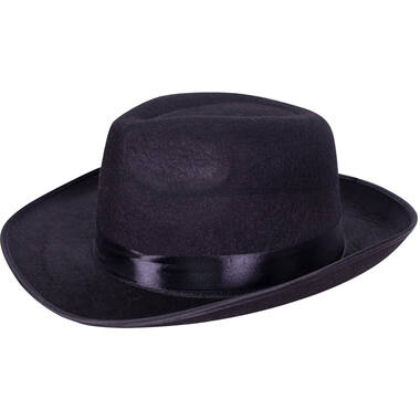 Costume Accessory Gangster 'AlCapone' Hat Black One Size