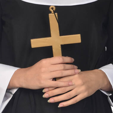 Costume Accessory Chain with Cross One Size