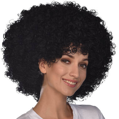 Costume Accessory Disco Afro Wig Black One Size