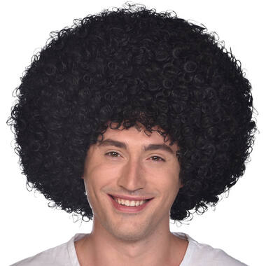 Costume Accessory Disco Afro Wig Black One Size