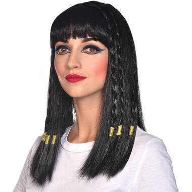 Costume Accessory Wig EgyptianBlack One Size