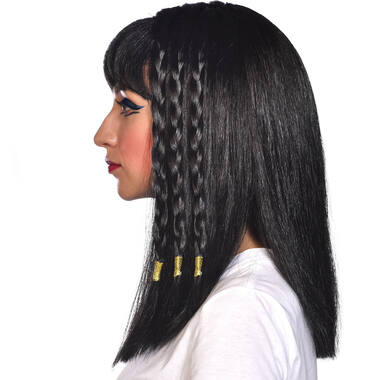 Costume Accessory Wig EgyptianBlack One Size