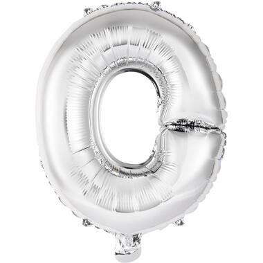 Mini Letter O Silver Foil Balloon N16 Packaged 35 cm x 29 cm