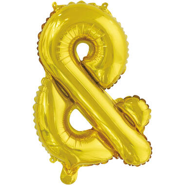 Mini Letter & Gold Foil Balloon N16 Packaged 38 cm x 26 cm