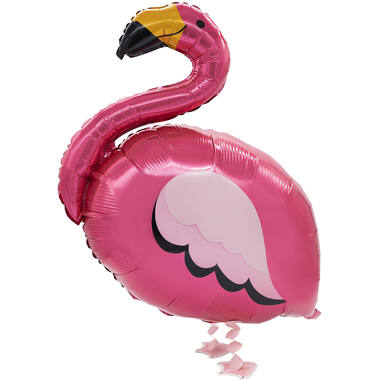 Walking Balloon Flamingo Foil Balloon W24 Packaged 83  cm x 71  cm