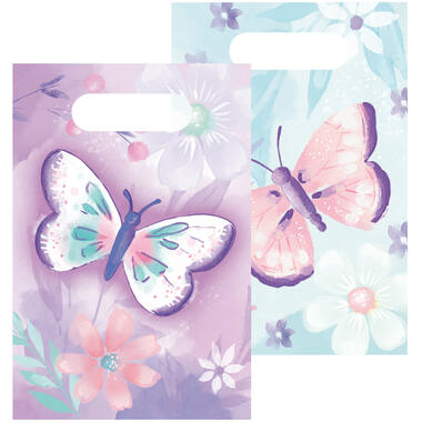 8 Paper Bags Flutter Paper