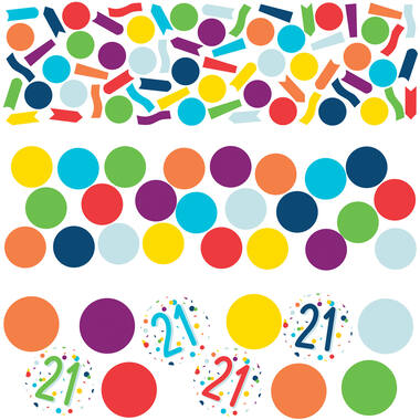 Confetti 21 Confetti Birthday Paper 34 g