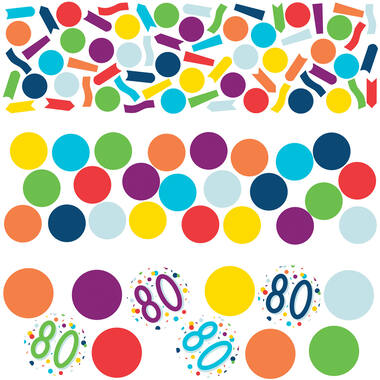 Confetti 80 Confetti Birthday Paper 34 g