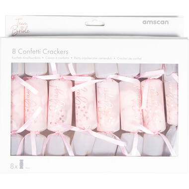8 Confetti Cracker Hen Party Plastic / Paper 18 cm