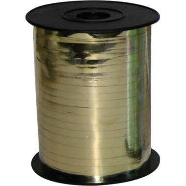 Balloon Ribbon Metallic Gold 230 m x 5 mm