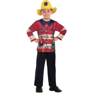 Child Costume  Fireman Age 3-4 Years