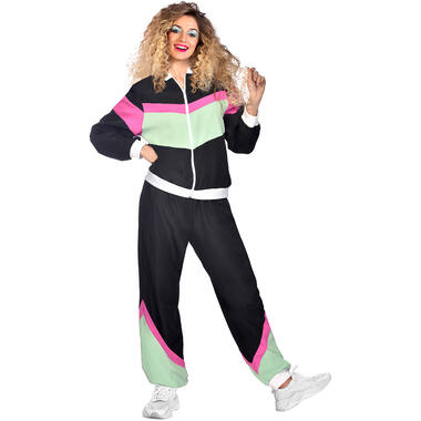 Costume 80's Joggersuit Black L