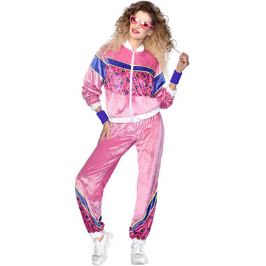 Costume 80's Velour Joggersuit Extra Large