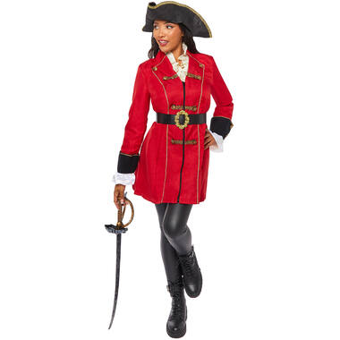 Womens Costume Captain Pirate Ladies Extra Large