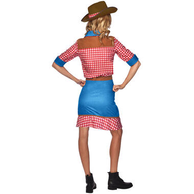 Womens Costume Wild West Cowgirl Large