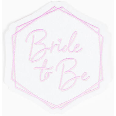 Iron on Patch Bride To Be 9.8 x 9.1 cm