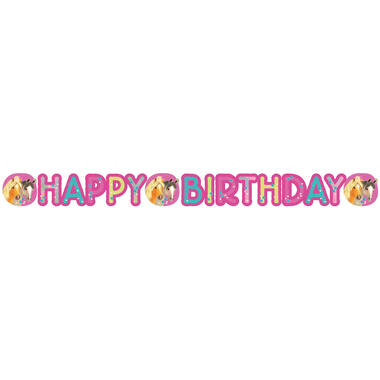 Pretty Pony Letter Banner Paper 180 x 15 cm