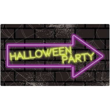 Direction Sign Halloween Party Plastic