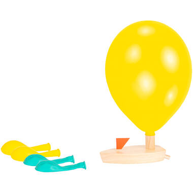 Ship with Latex Balloon Air Drive Wood / Latex 5 Parts