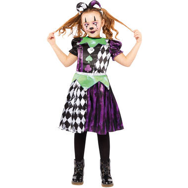 Child Costume Jester Girl Age 8-10 Years