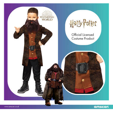 Child Costume Hagrid Age 6-8 Years
