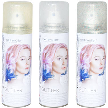 Glitter Hairspray 100 ml      Assorted