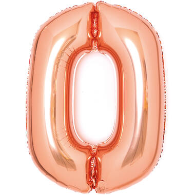 Medium Number 0 ; Foil Balloon N26 Packaged 67 cm x 47 cm
