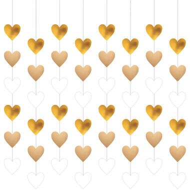 8 String Decorations Wedding Paper Length 130 cm