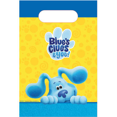 8 Loot Bags Blue's Clues Paper 15.8 x 23.6 cm