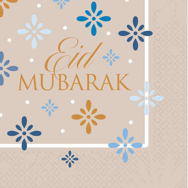 16 Napkins Eid Ramadan 33 x 33 cm