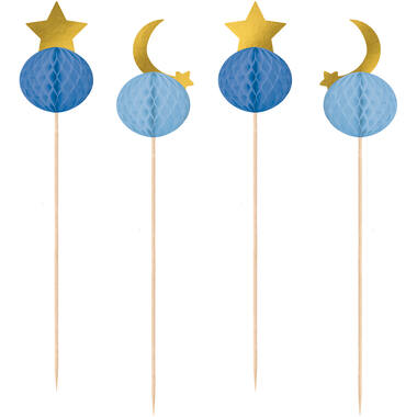 10 Picks Eid Ramadan Honeycombs Wood 17 cm