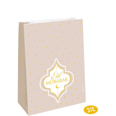4 Paper Bags Eid Ramadan  15 x 21 x 6 cm
