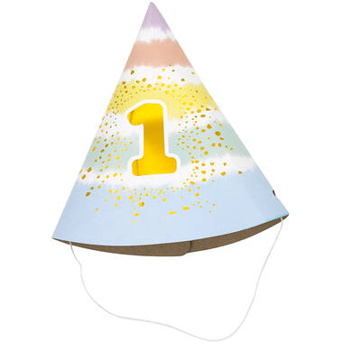 Party Hat 1st Birthday Rainbow