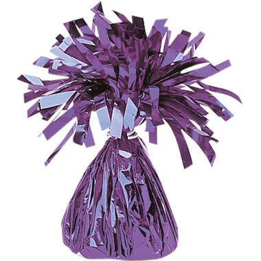Balloon Weight Foil Purple 170g/6 oz