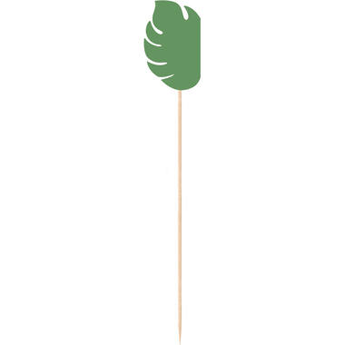 10 Cake Decoration Picks Key  West Wood / Paper