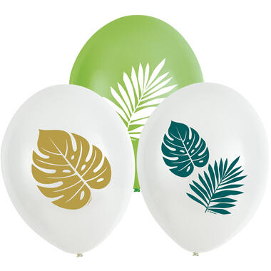 6 Latex Balloons Key West 27.5 cm / 11"