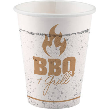 8 Cups BBQ & Grill Party Paper 500 ml