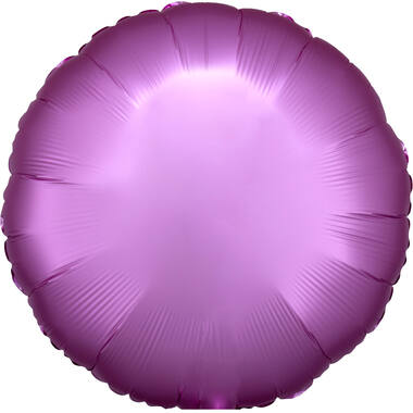 Standard Silk Lustre Flamingo Round Foil Balloon C16 Packaged 43 cm