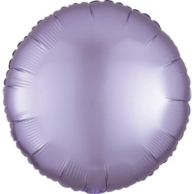 Standard Silk Lustre Lilac Round Foil Balloon C16 Packaged 43 cm