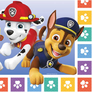 16 Napkins Paw Patrol 2022 33 x 33 cm