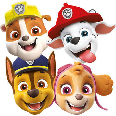 8 Masks Paw Patrol 2022 Paper