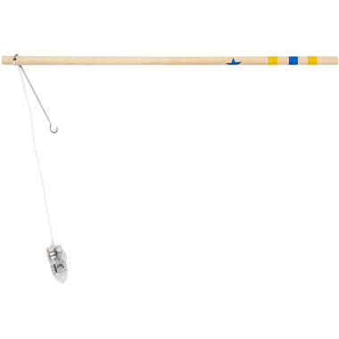 Lantern Kit with Lantern 15cm and Lantern Stick with LED Light Coloured Stars Wood 30 cm
