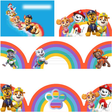 8 Invites and Envelopes Paw Patrol 2022 Paper