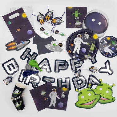 8 Masks Space Party Paper