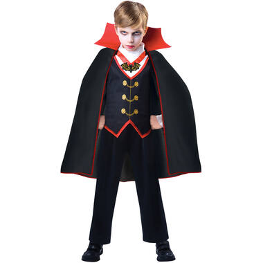 Child Costume Dracula Boy Age 10-12 Years