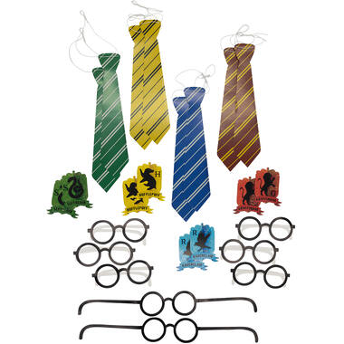 Photo Booth Kit Harry Potter  Houses Paper 24 Pieces