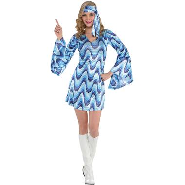 Adult Costume Disco Lady Size M/L