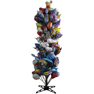 Display Balloon Tree holds 60 Airfilled Mini Foil Ball. with Paper Stick 65 x 65 x 180 cm
