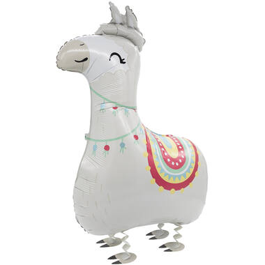 Walking Balloon Lama Foil Balloon W24 Packaged 59 cm x 93 cm